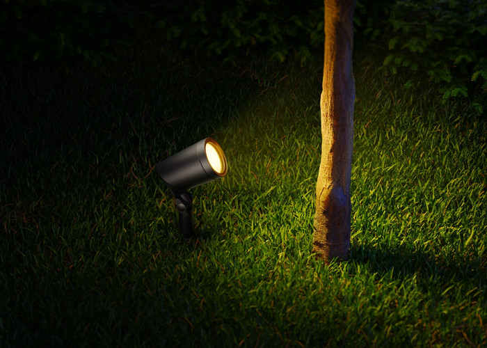 eufy Außen-Strahler E10 Doppelpack produkt in gebrauch