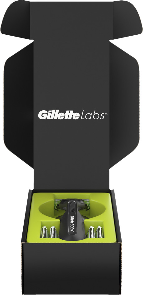 GilletteLabs Body + 8 Ersatzklingen verpackung
