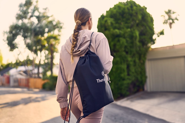 Therabody JetBoots Prime Medium product in use