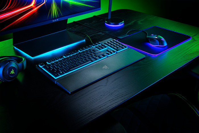 Razer Ornata V3 X Gaming-Tastatur Qwertz produkt in gebrauch