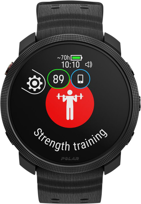Polar Vantage M3 Black front