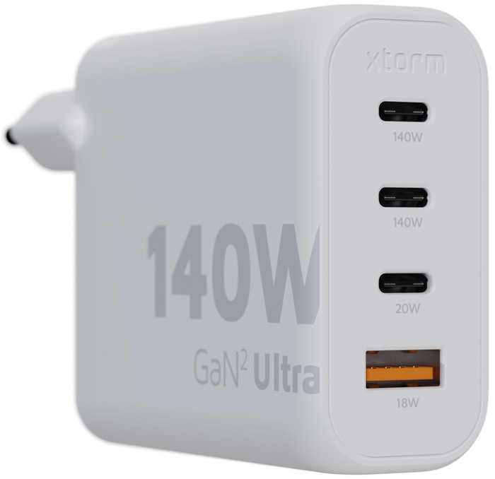 Xtorm 140W GaN2 Ultra Wall Charger left side