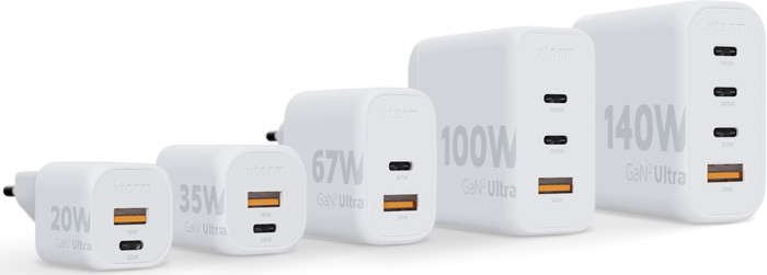 Xtorm 140W GaN2 Ultra Wall Charger visual supplier