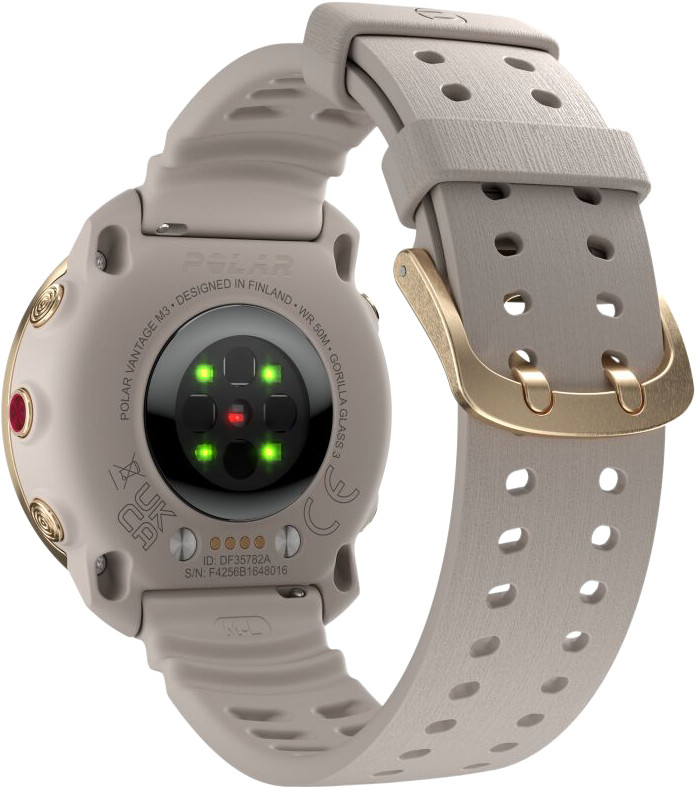 Polar Vantage M3 Gold/Beige back
