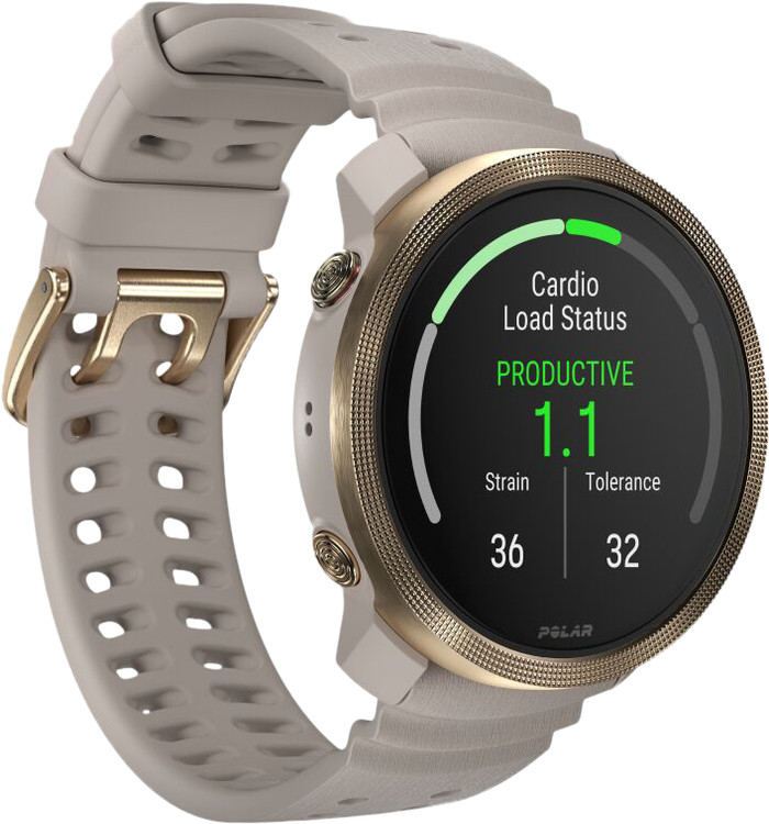 Polar Vantage M3 Gold/Beige left side