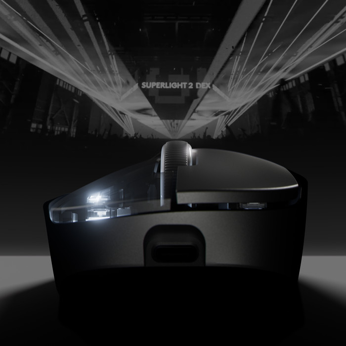 Logitech G PRO X Superlight 2 DEX SE Lightspeed Schwarz detail