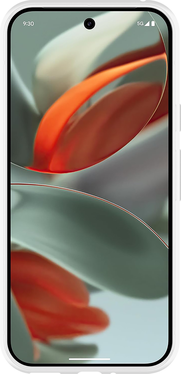 Just in Case Soft Design Google Pixel 9/9 Pro Back Cover Transparent front