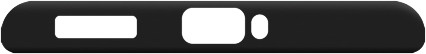 Just in Case Soft Design Motorola Edge 50 Neo Back Cover Black bottom