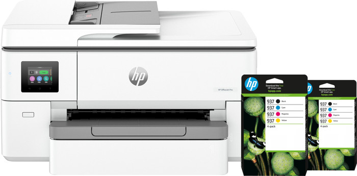 HP OfficeJet Pro 9720e + 2 schwarze Patronen + 2 Farbpatronen Main Image