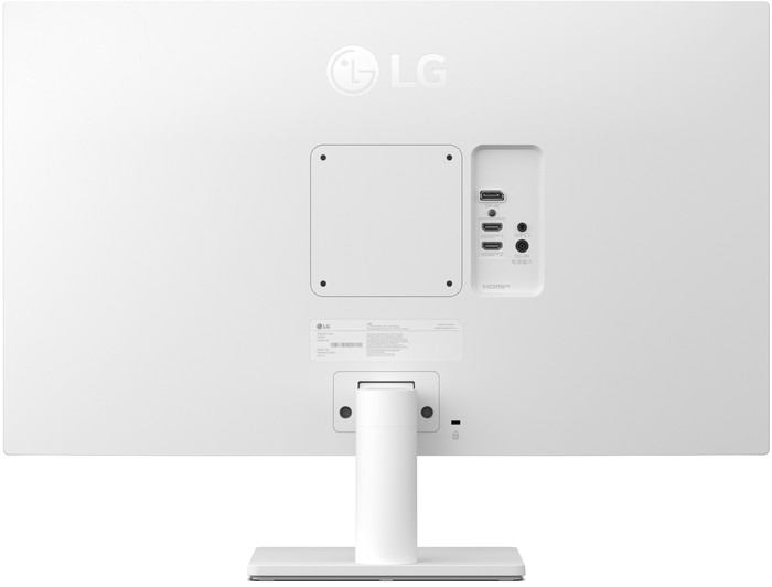 LG 27US500-W back