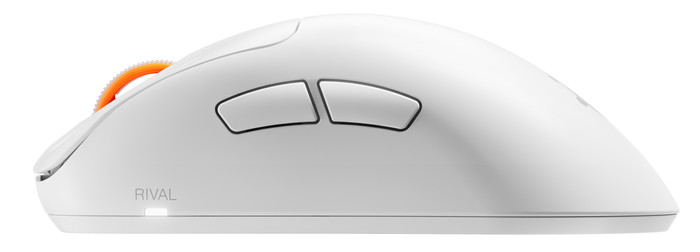 SteelSeries Rival Pro WL Wireless Gaming Mouse White left side