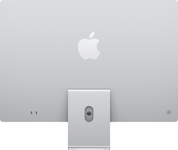 Apple iMac 24" M4 (8-Core-CPU/8-Core-GPU) 16GB/256GB Silber QWERTZ rückseite