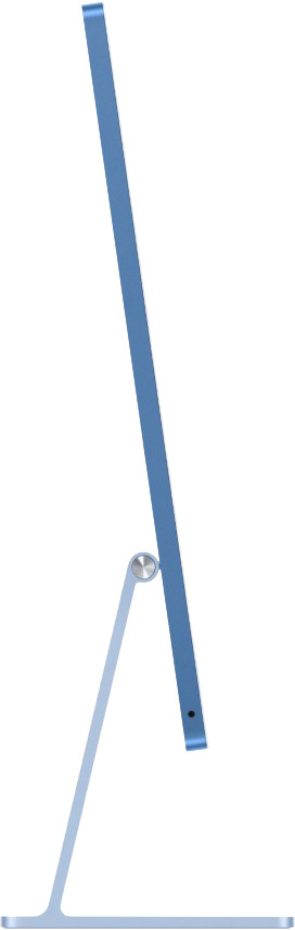 Apple iMac 24" M4 (8-Core-CPU/8-Core-GPU) 16GB/256GB Blau QWERTZ linke seite