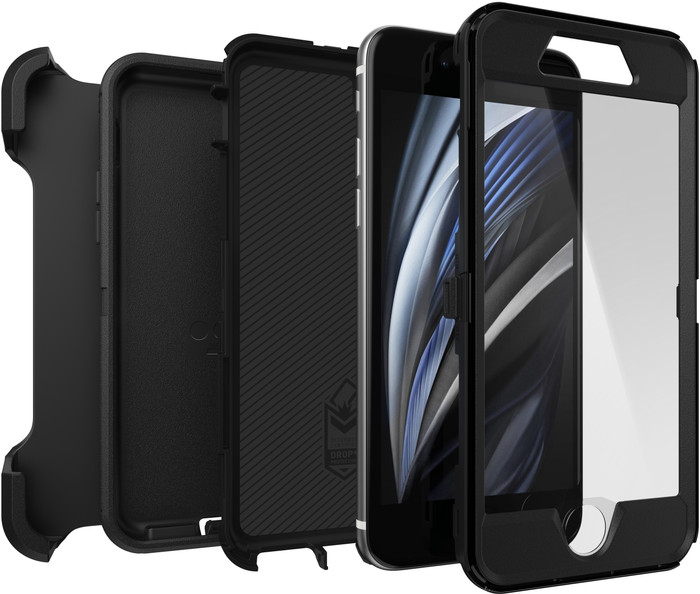 OtterBox Defender Apple iPhone SE 2022/SE 2020/8/7 Back Cover Black visual supplier