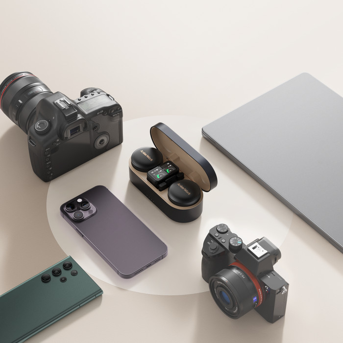 AnkerWork M650 Kabelloses Lavaliermikrofon produkt in gebrauch