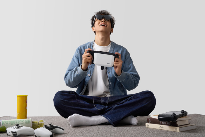 RayNeo Air 2S produkt in gebrauch