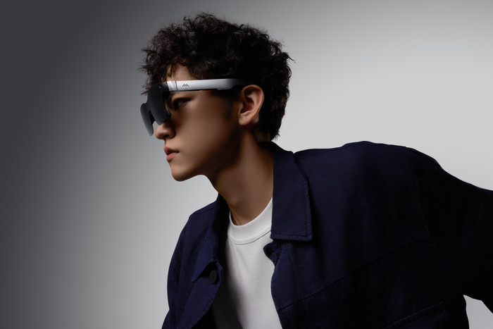 RayNeo Air 2S produkt in gebrauch