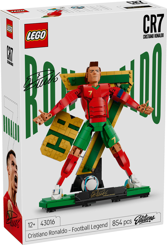 LEGO Editions Cristiano Ronaldo - Football Legend 43016 packaging