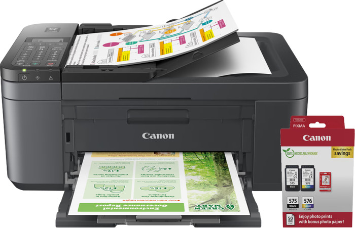 Canon PIXMA TR4755i + 1 Satz Reservepatronen + Fotopapier Main Image