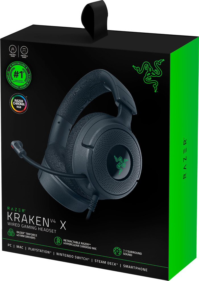 Razer Kraken V4 X verpackung