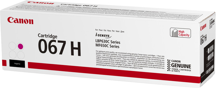 Canon 067H XL-Toner Magenta rechte seite