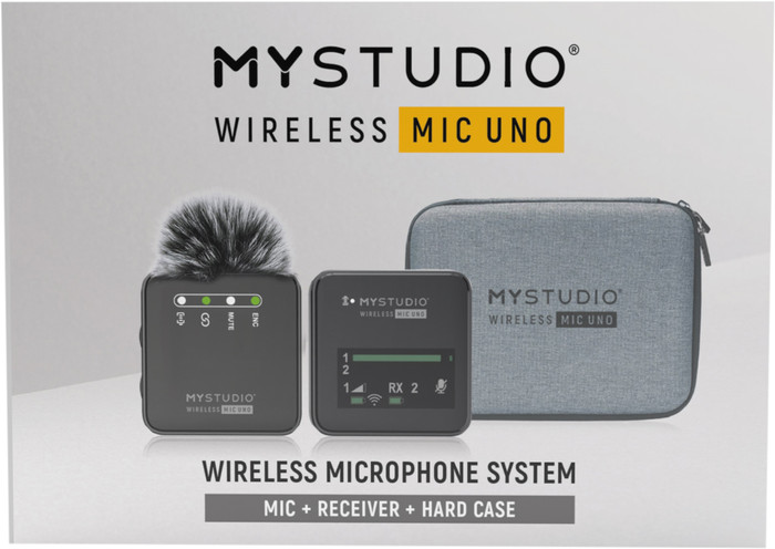 Easypix My Studio Kabelloses Mikrofon Uno verpackung