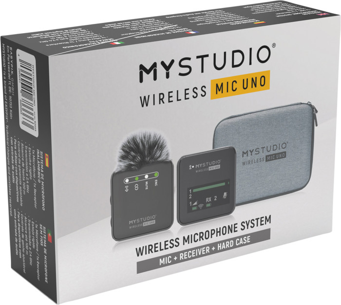 Easypix My Studio Kabelloses Mikrofon Uno verpackung