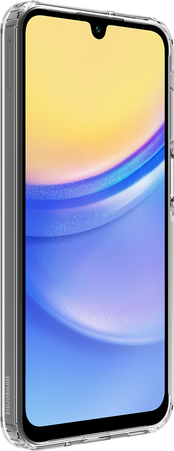 BlueBuilt Protective Backcover Samsung Galaxy A16 4G/5G Transparent linke seite