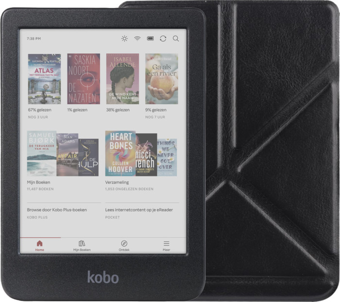 Kobo Clara Colour Black + BlueBuilt Book Case Black Main Image