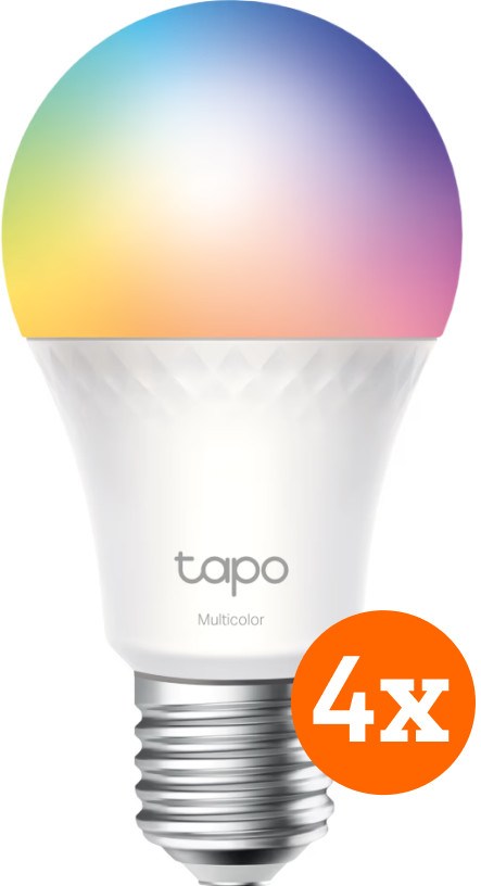 TP-Link Tapo L535E - Weißes und farbiges Licht - E27 - 4er-Pack Main Image
