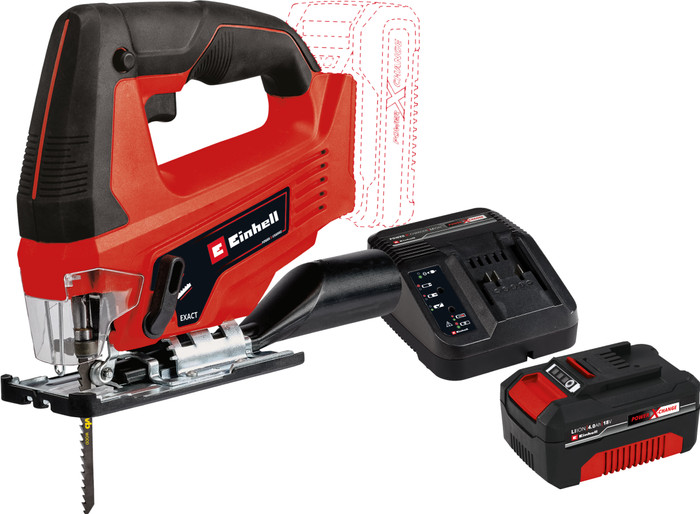 Einhell TC-JS 18 Li Solo + Einhell 18V/4.0Ah Starter Kit - Power X-Change Main Image