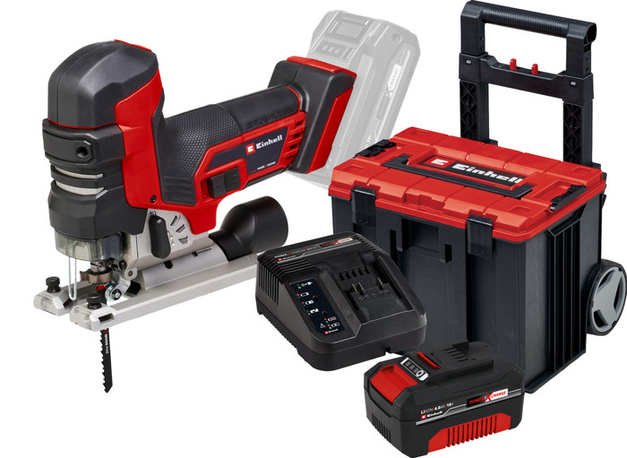 Einhell TP-JST 18/135 Li BL Solo 4,0 Ah Akku E-Case L Starterset Main Image