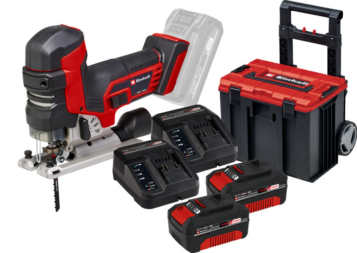 Einhell TP-JST 18/135 Li BL Solo 4,0 Ah Akku (2x) E-Case L Starterset Main Image