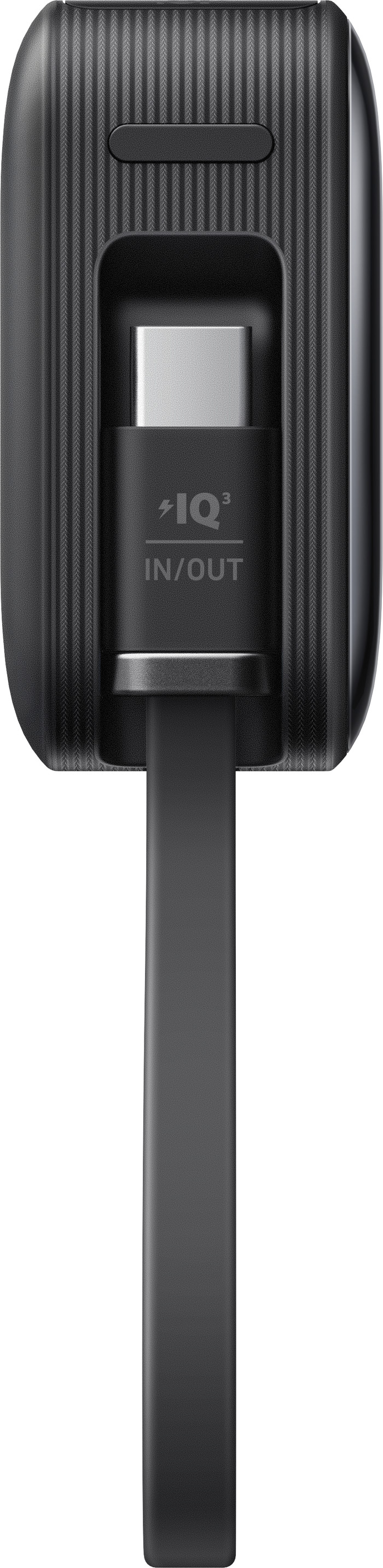 Anker Nano Powerbank 10.000 mAh mit Schnellladefunktion Schwarz linke seite