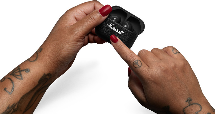 Marshall Motif II TW ANC Schwarz produkt in gebrauch