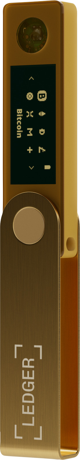 Ledger Nano X Gold right side