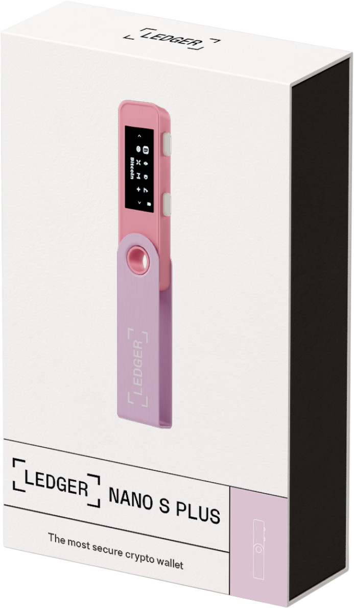Ledger Nano S Plus Pastel Pink packaging