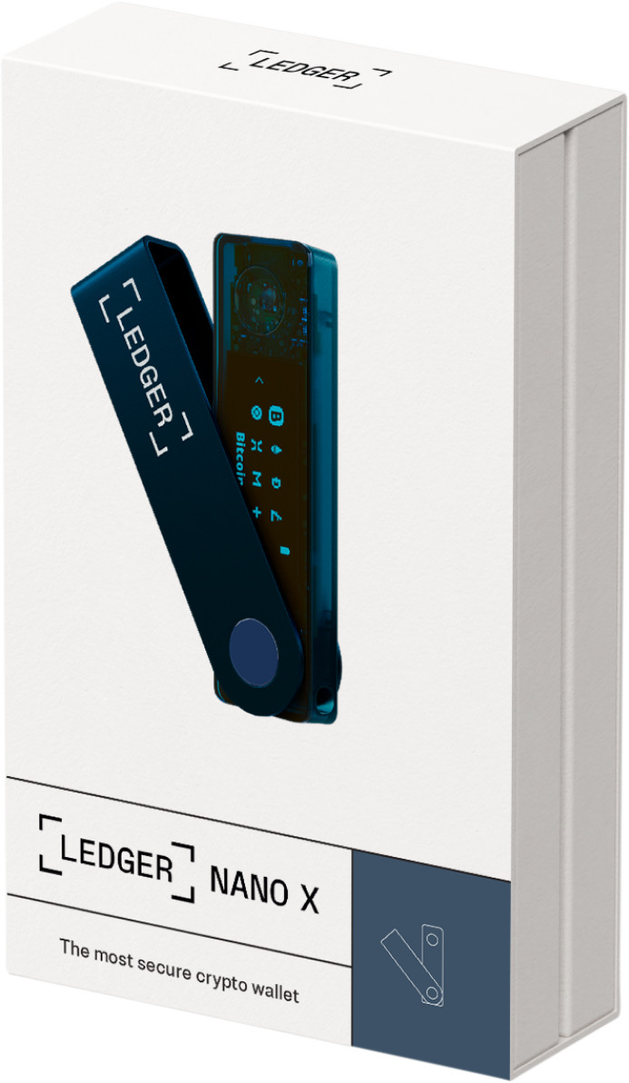 Ledger Nano X Sapphire Blue packaging