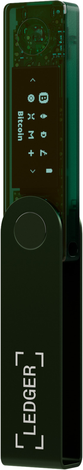 Ledger Nano X Emerald Green right side