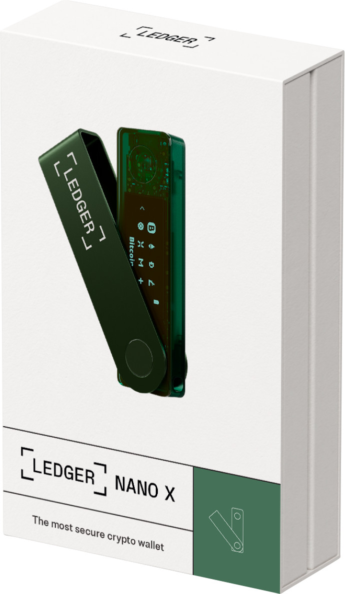Ledger Nano X Emerald Green packaging