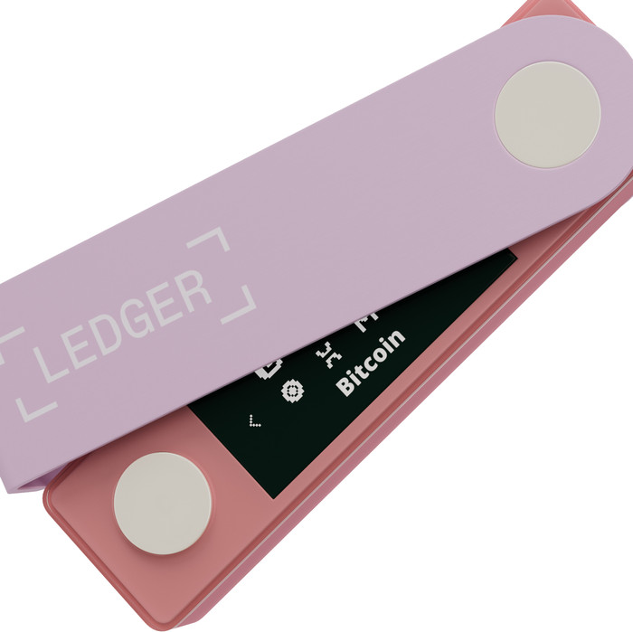 Ledger Nano X Pastel Pink inside