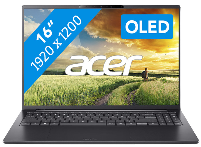 Acer Swift Go 16 AI OLED Copilot+ PC SFG16-I71-77NZ - 16¿ - Intel Core Ultra 7 - 16GB RAM/512GB SSD Main Image
