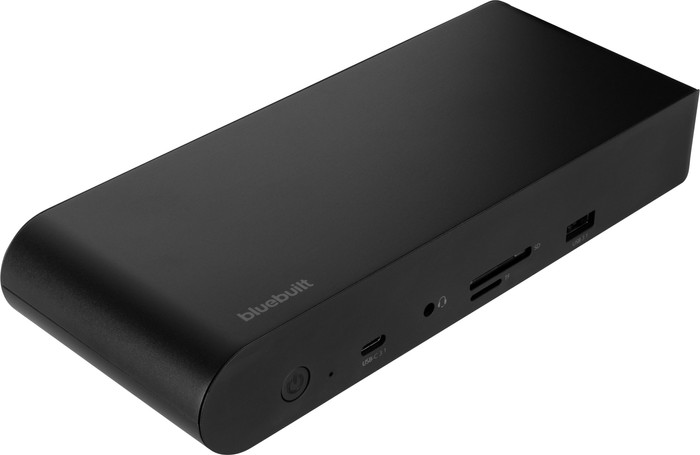 BlueBuilt DisplayLink Docking Station Pro with USB-C Black front