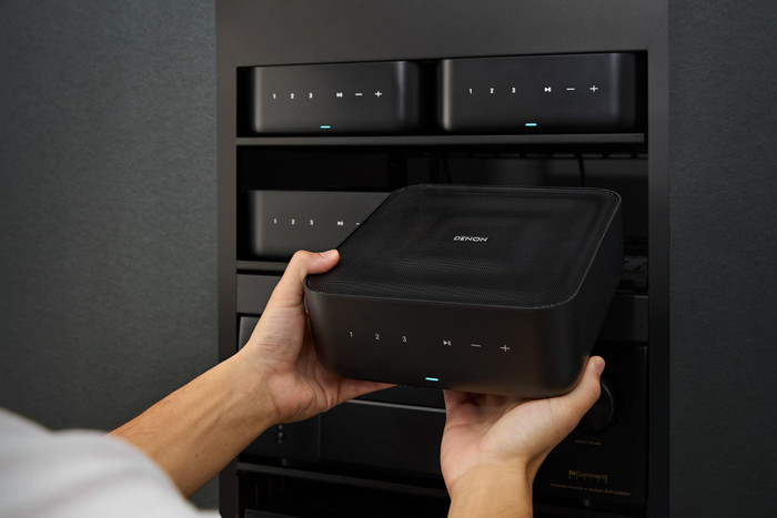 Denon Home Amp produkt in gebrauch