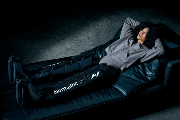 Hyperice Normatec Premier Standard product in use