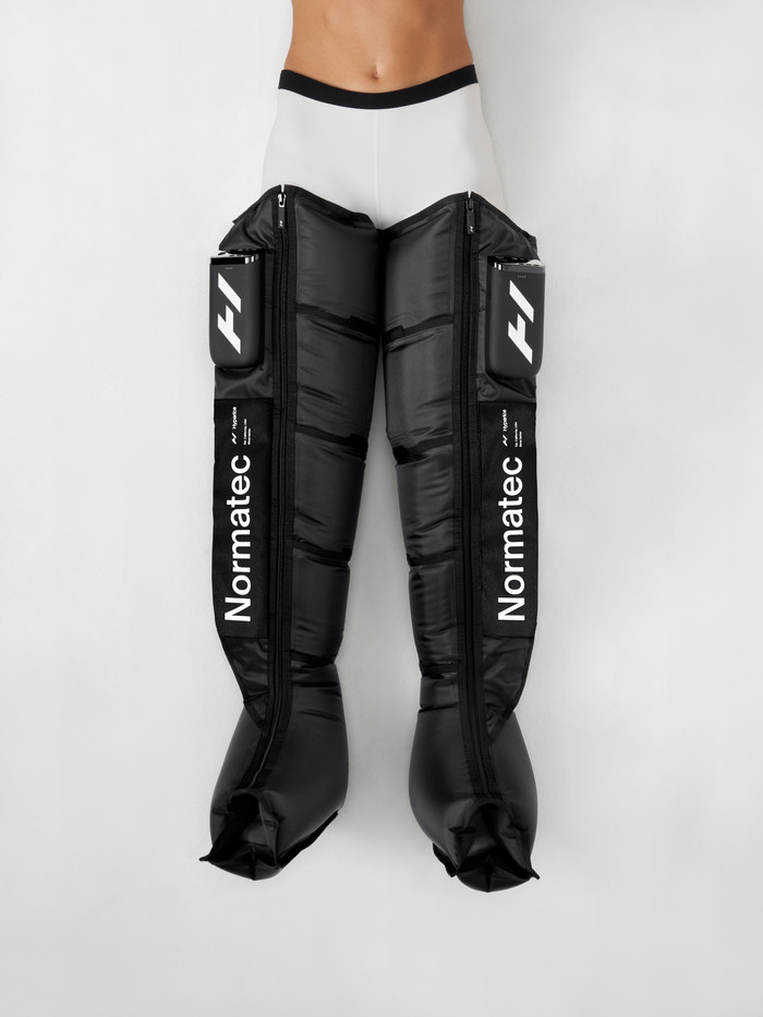 Hyperice Normatec Permier Short product in use