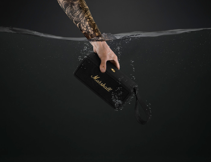 Marshall Middleton Black & Brass produkt in gebrauch