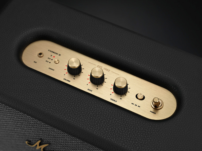 Marshall Stanmore III BT Schwarz detail