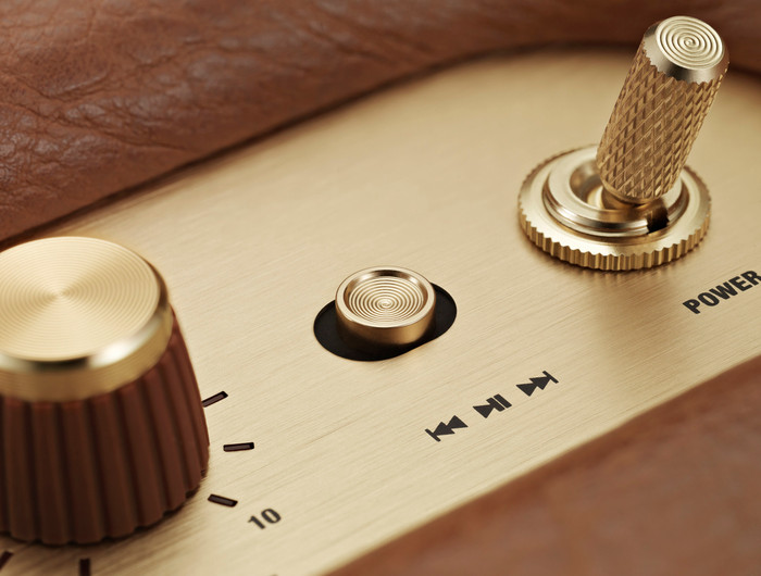 Marshall Stanmore III BT Brown detail