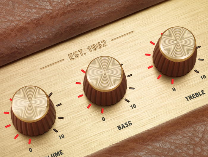 Marshall Stanmore III BT Brown detail